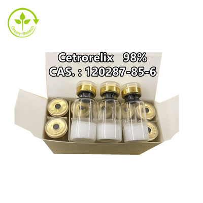 सेलीन बोतल पैकेजिंग 10mg/बोतल Cetrorelix 98% पाउडर कैस 120287-85-6