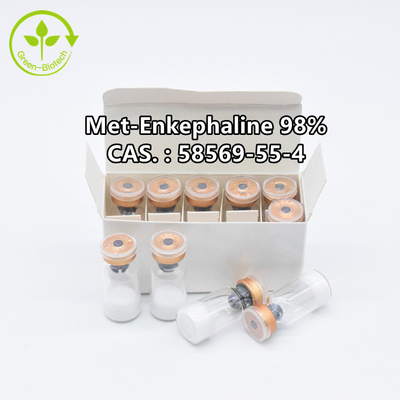 उच्च शुद्धता 98% मेट-एनकेफेलिन एसीटेट नमक पाउडर कैस 58569-55-4