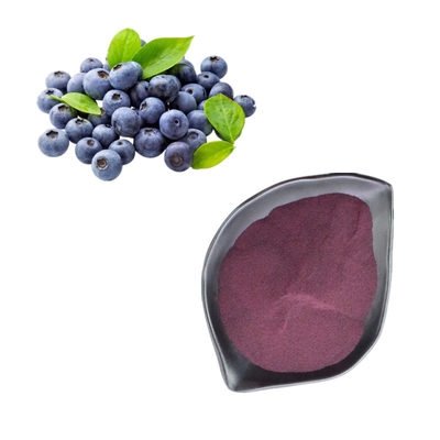 शुद्ध प्राकृतिक ब्लूबेरी निकालने 25% Anthocyanin ब्लूबेरी निकालने पाउडर