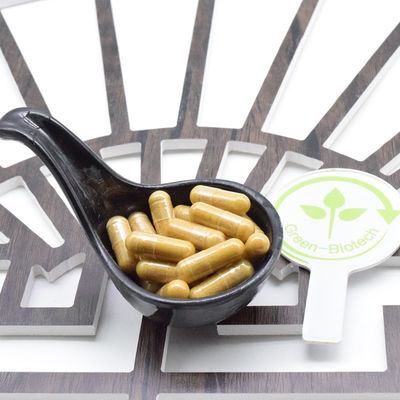 OEM कस्टम जीएमपी हर्बल कोरियाई रेड जिनसेंग रूट अर्क गोल्ड कैप्सूल