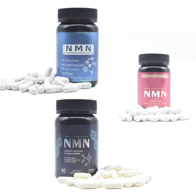 1000mg 1500mg कैप्सूल NMN अनुपूरक निजी लेबल कोषेर GMP