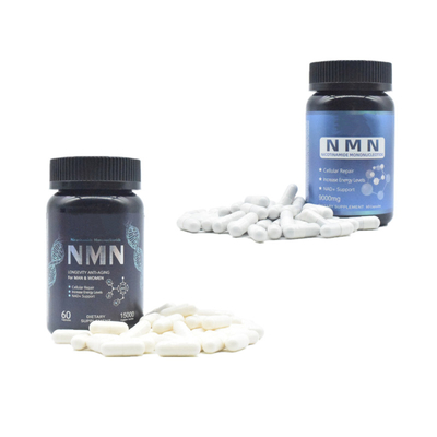 प्राकृतिक यौगिक NMN 500mg कैप्सूल अनुपूरक OEM ODM निजी लेबल