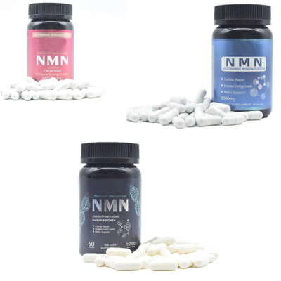 प्राकृतिक यौगिक NMN 500mg कैप्सूल अनुपूरक OEM ODM निजी लेबल