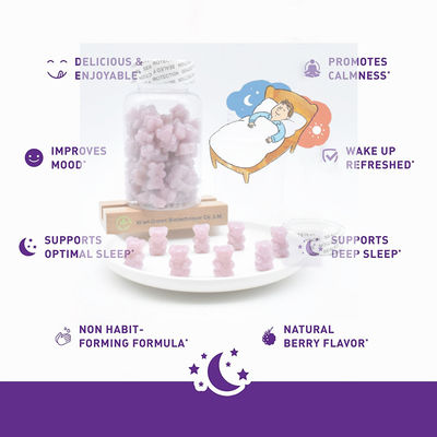 वयस्कों के लिए नींद विटामिन चिपचिपा भालू नींद की गुणवत्ता में सुधार