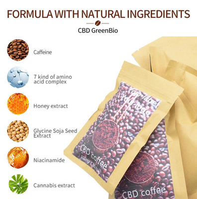 GreenBio 100g पूर्ण स्पेक्ट्रम सीबीडी कॉफी हर्बल निकालें दर्द रिलीज