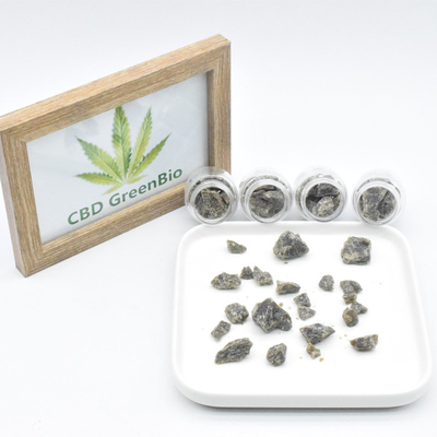 स्मोक डाब सीबीडी वैक्स क्रम्बल 10 ग्राम प्रति बोतल THC मुक्त उच्च जैव उपलब्धता