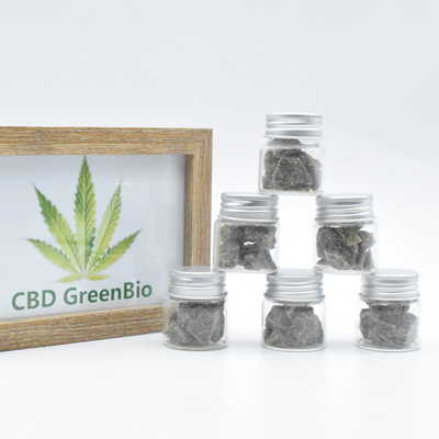 स्मोक डाब सीबीडी वैक्स क्रम्बल 10 ग्राम प्रति बोतल THC मुक्त उच्च जैव उपलब्धता