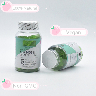 वजन घटाने के लिए 1000mg ब्लैडरवैक ऑर्गेनिक सी मॉस गमीज़ GMP