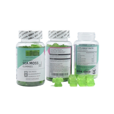 प्राइवेट लेबल वेगन सी मॉस गमीज़ 1000mg ब्लैडरवैक ग्रीन बायोटेक