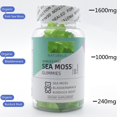 Detox कार्बनिक बायोटिन विटामिन की खुराक 1000mg Bladderwrack फल