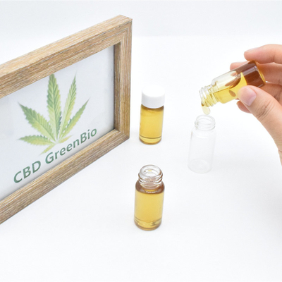 शुद्ध ऑर्गेनिक सीबीडी डिस्टिलेट ऑयल THC फ्री 80% स्लीपिंग हेल्प के लिए
