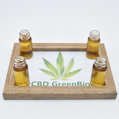 शुद्ध ऑर्गेनिक सीबीडी डिस्टिलेट ऑयल THC फ्री 80% स्लीपिंग हेल्प के लिए